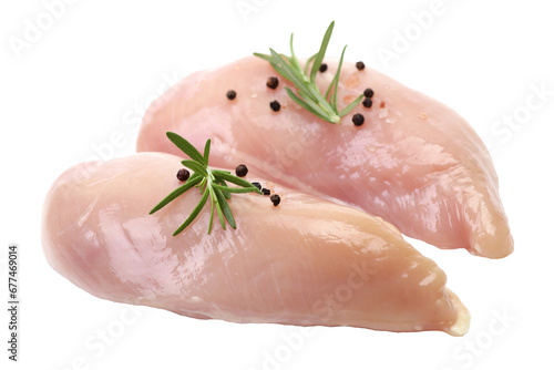 Chicken meat isolated