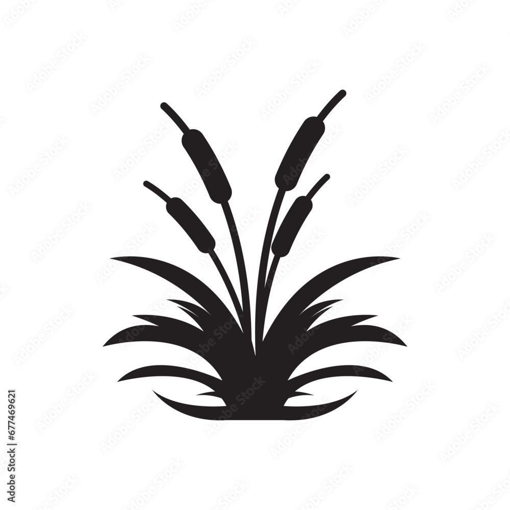 Reeds icon vector design template and symbol Reeds icon vector design template and symbol