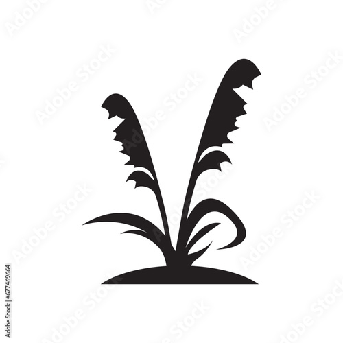 Reeds icon vector design template and symbol