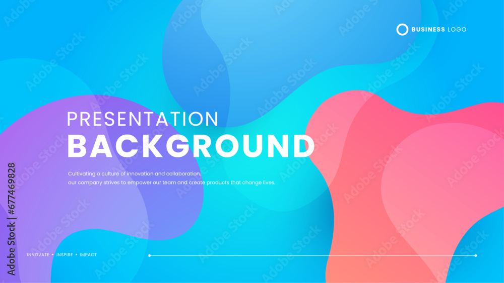 Colorful colourful vector abstract simple background with wave and liquid shapes