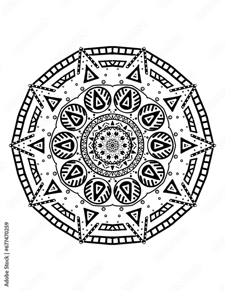Mandala pattern