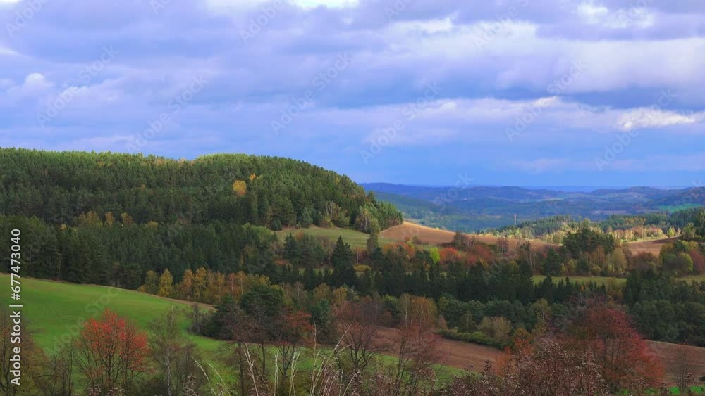 Autumn colours in a romantic landscape in rural Bavaria Germany Autumn colours in a romantic landscape in rural Bavaria Germany