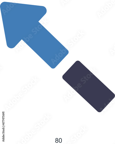 Direction and way icon concept