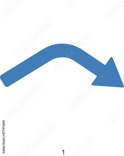 Direction and way icon concept