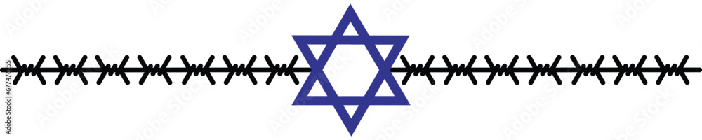 International Holocaust Remembrance Day vector. Star of David . January 27. Important day International Holocaust Remembrance Day vector. Star of David . January 27. Important day