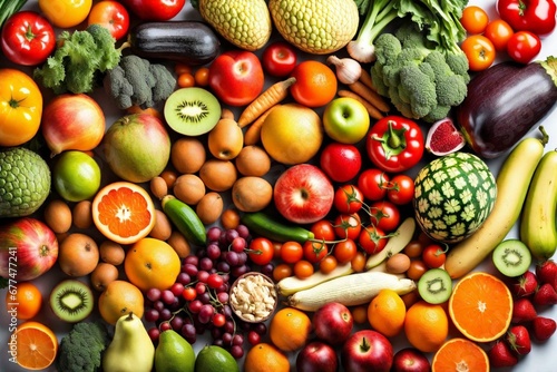 Abundance of Organic Produce and Fresh Fruit Variation