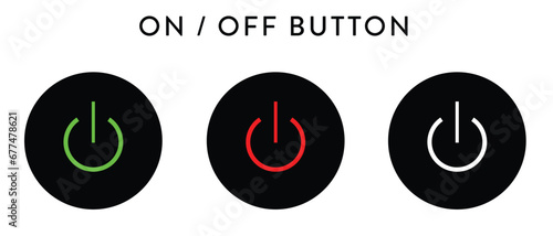 On-off icon variant buttons.