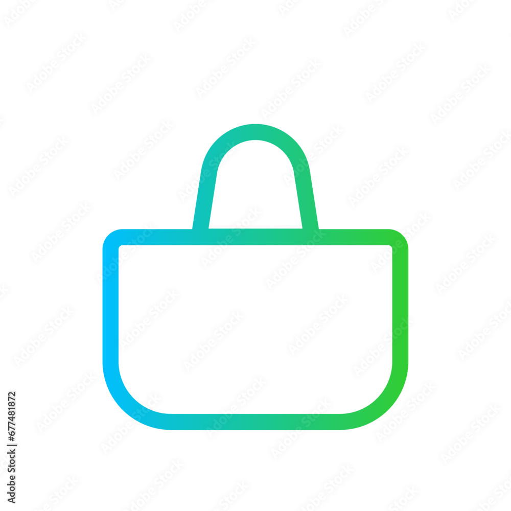 Online shopping digital marketing icon with blue and green gradient outline style. online, internet, shop, purchase, buy, sale, payment. Vector Illustration Online shopping digital marketing icon with blue and green gradient outline style. online, internet, shop, purchase, buy, sale, payment. Vector Illustration