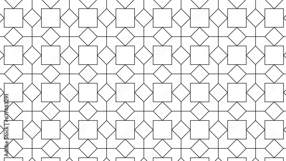 Naklejka premium seamless geometric pattern