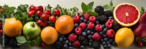 Horizontal Seamless Pattern Healthy Fruits , Banner Image For Website, Background Pattern Seamless, Desktop Wallpaper