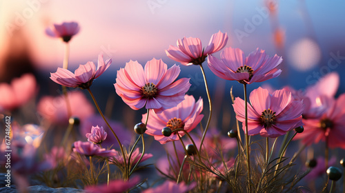 cosmos flowers HD 8K wallpaper Stock Photographic Image 