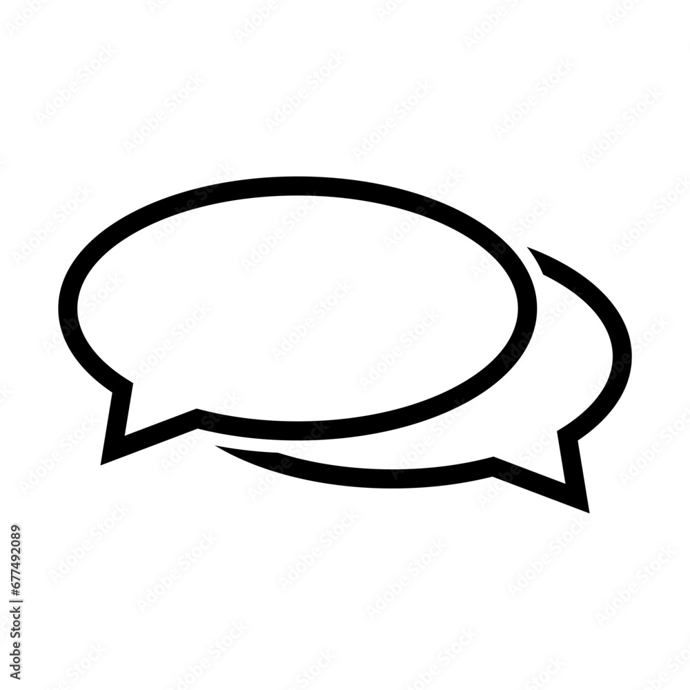Chat, speech, bubble, dialogue vector icon for graphic design, logo, website, social media, mobile app, ui illustration Chat, speech, bubble, dialogue vector icon for graphic design, logo, website, social media, mobile app, ui illustration