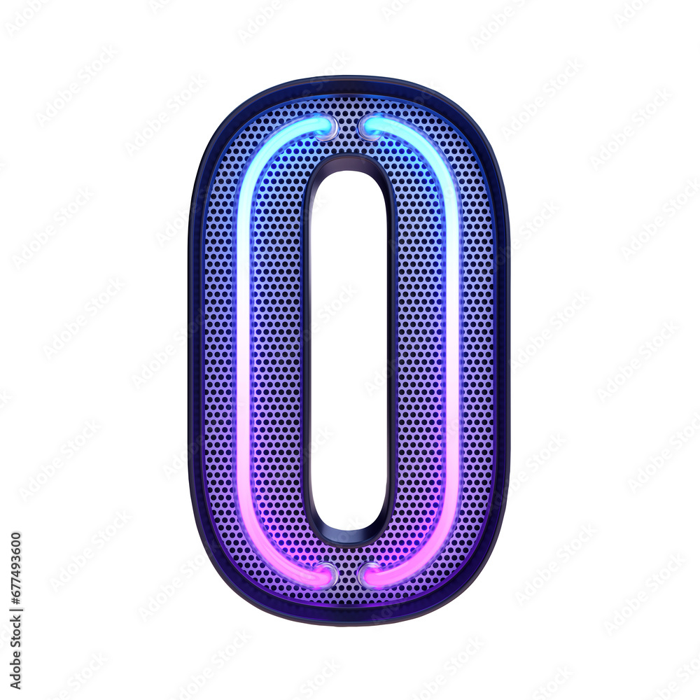 Neon retro Alphabet letter isolated on transparent background. 3d illustration. Png Neon retro Alphabet letter isolated on transparent background. 3d illustration. Png