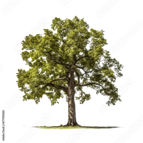 Plane tree isolated on white transparent background  PNG