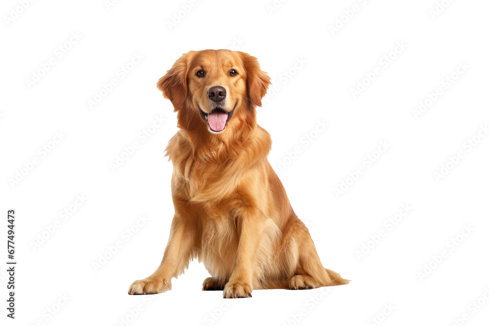 custom made wallpaper toronto digitalA golden dog isolated on transparent background.