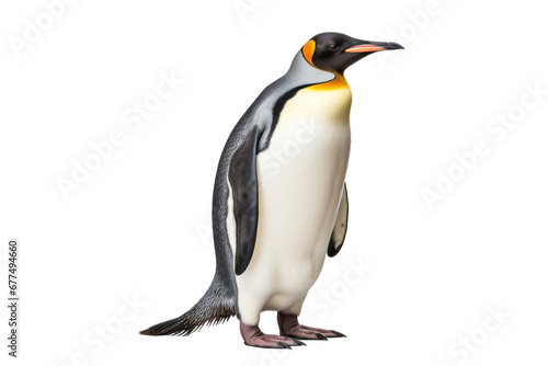 A penguin isolated on transparent background.