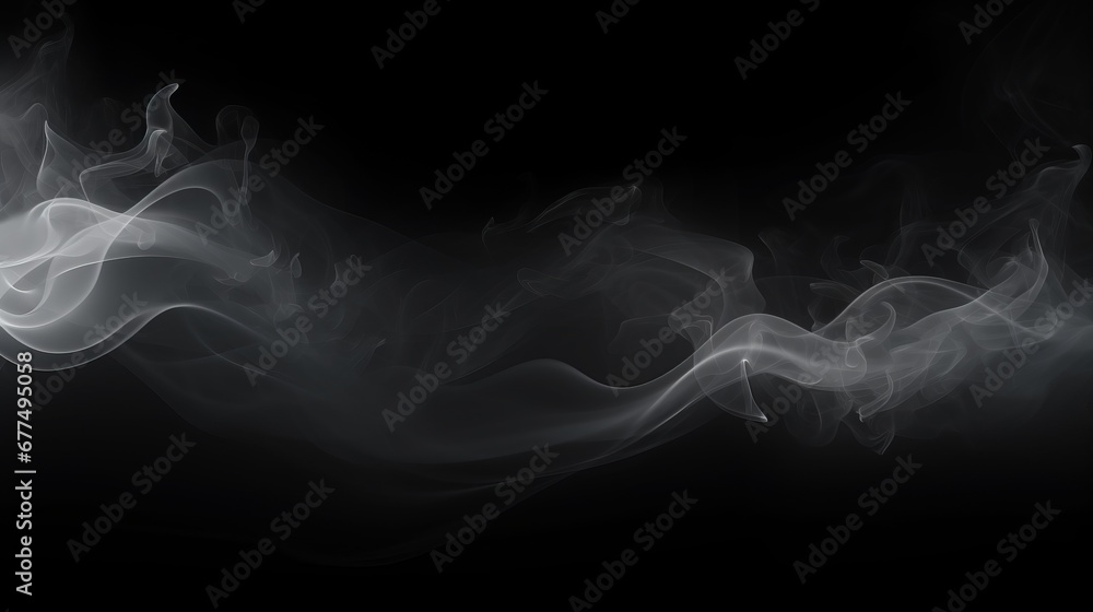 White fog or smoke on dark copy space background. White fog or smoke on dark copy space background.