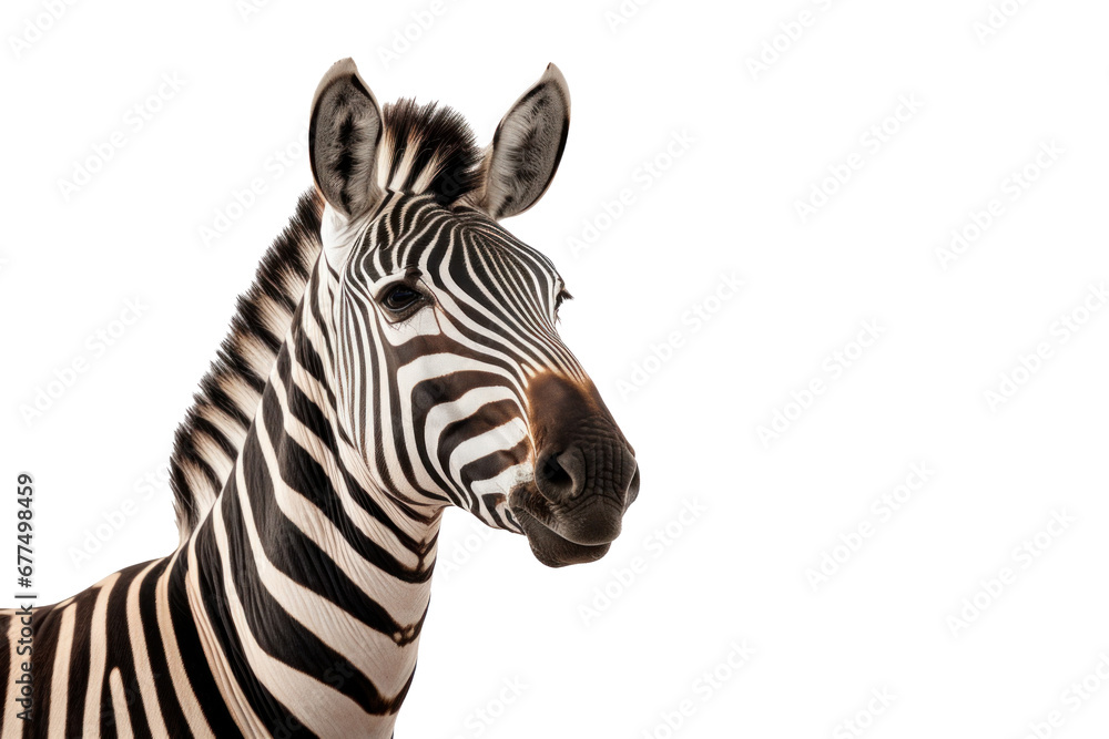 A zebra isolated on transparent background. A zebra isolated on transparent background.