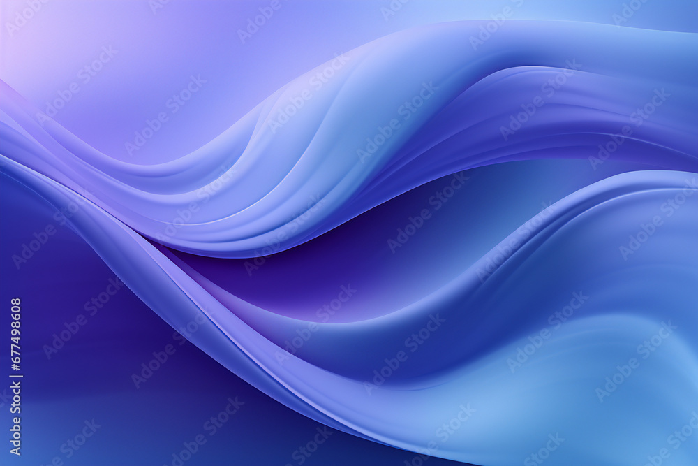 Obraz premium Purple cool wave background material, Generative AI 