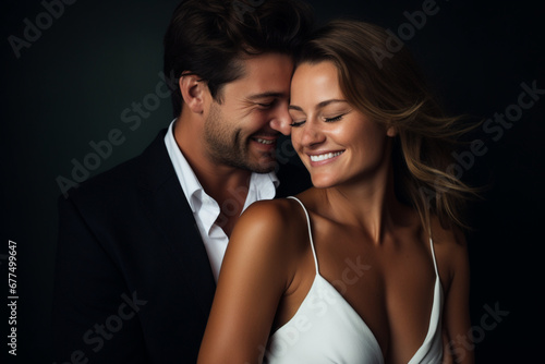Portrait Of Happy Loving Couple