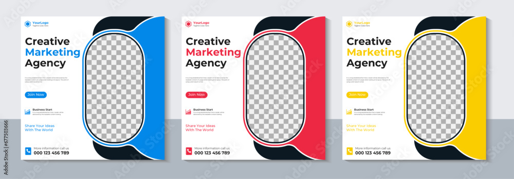 Modern Social Media Banner Design, Corporate Digital Social Media Post Template, Marketing, Web Banner, Sale, Vector Illustration Modern Social Media Banner Design, Corporate Digital Social Media Post Template, Marketing, Web Banner, Sale, Vector Illustration