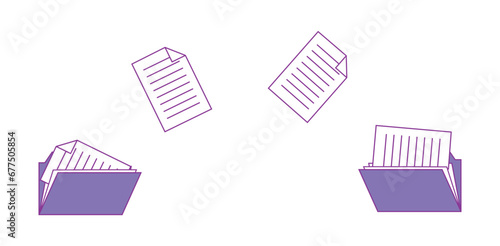 Data transfer or data transfer icon. Document folders exchanging data in y2k style. Old computer aesthetic. Vector illustration