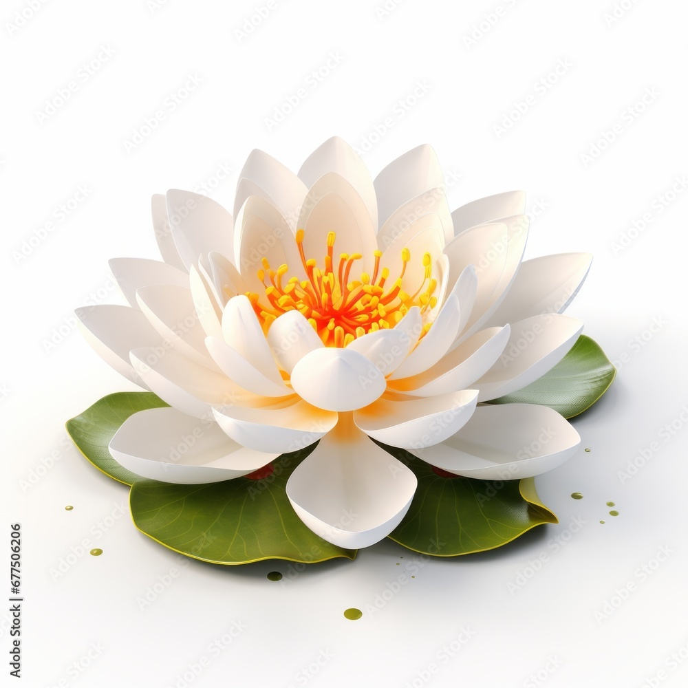Lotus flower 3D