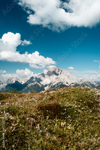 View of Croda Rossa from Mo...