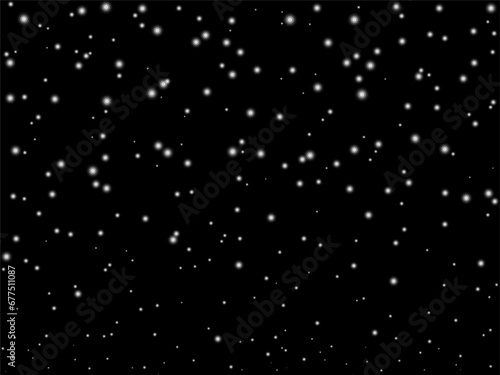 降りしきる雪のイラスト素材（密度 中）