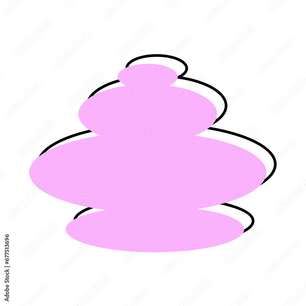 Obraz premium Abstract Shape Contemporary Quirky