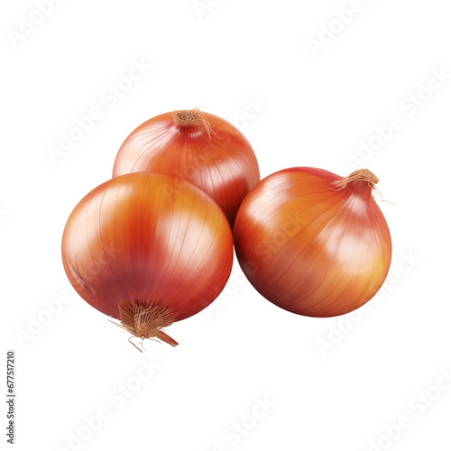 Wallpaper Mural Onions on islolated white, Generative AI Torontodigital.ca