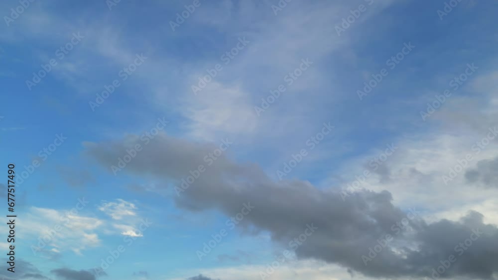 Fast Moving Winter Clouds over England UK Fast Moving Winter Clouds over England UK