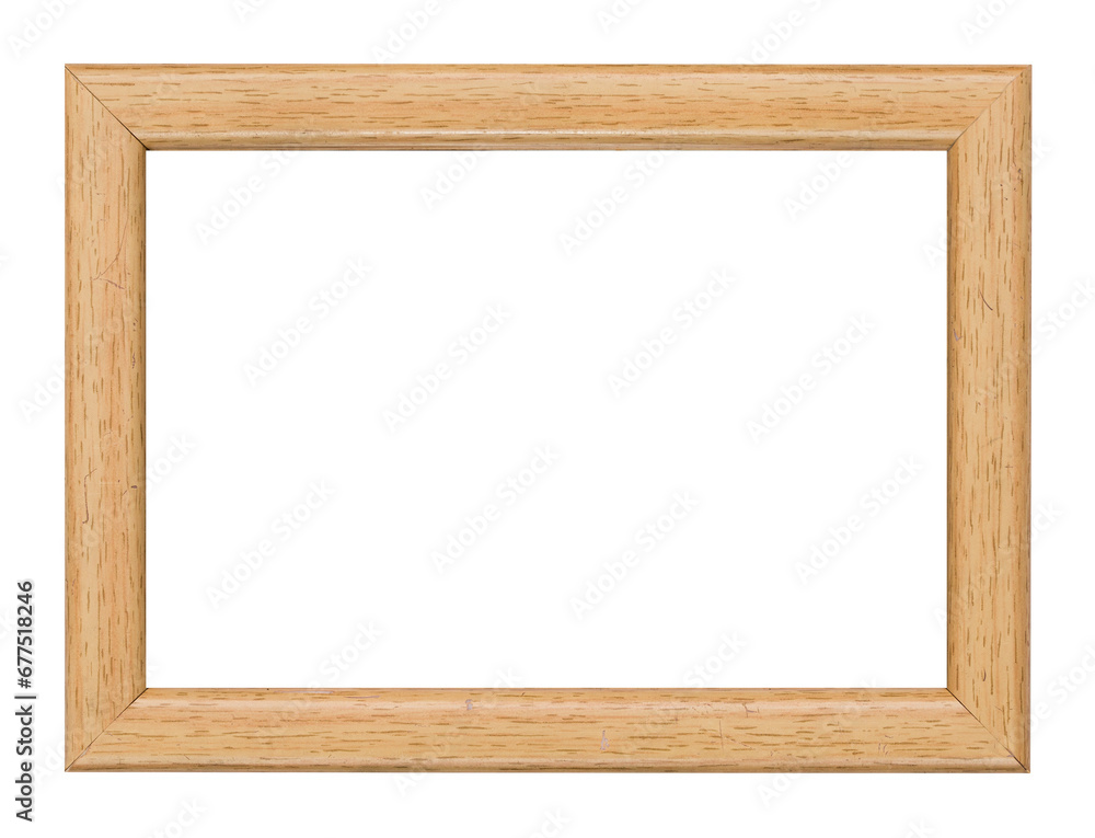 Obraz premium wooden picture frame isolated
