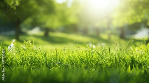 meadow garden grass lush sunlit illustration background spring, autumn green, outdoor color meadow garden grass lush sunlit