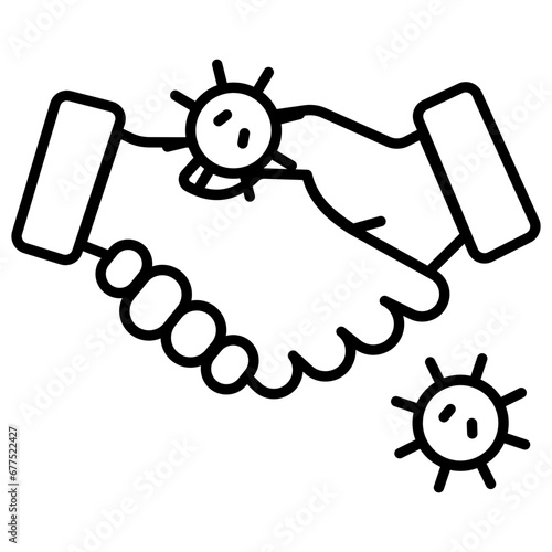 Hygiene Reinigung Hände schütteln