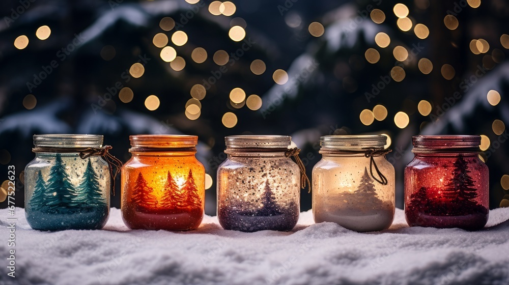 cosmetics and Christmas tree cosmetics and Christmas tree