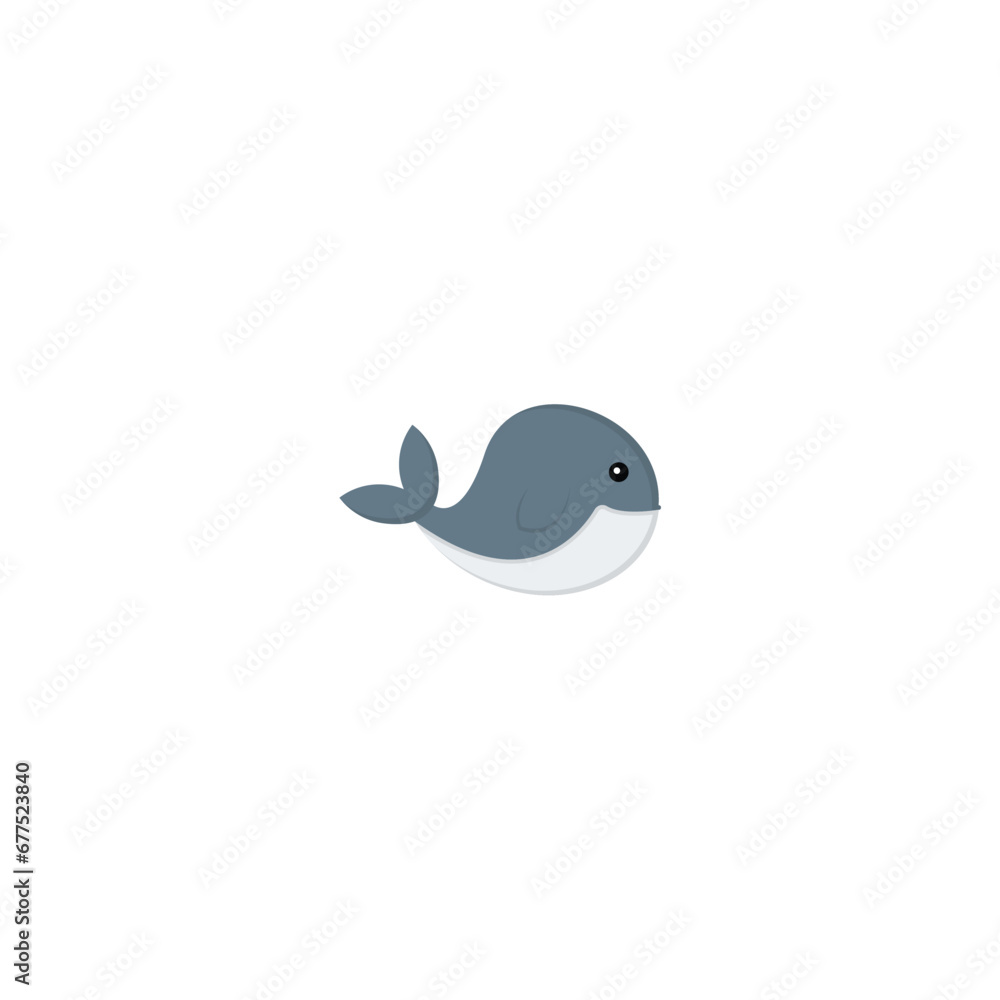 set of cute sea animals with expressions smile set of cute sea animals with expressions smile