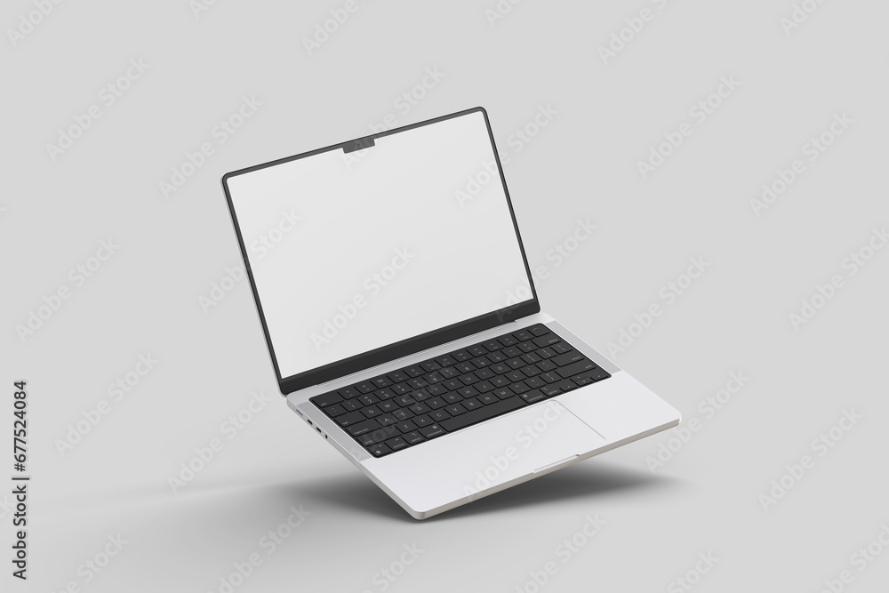 Laptop 14 inc blank mockup Laptop 14 inc blank mockup