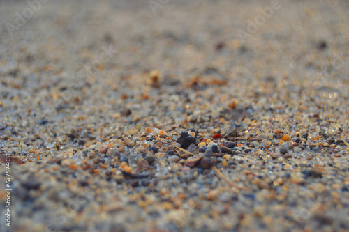 photo of sand with bright sunlight