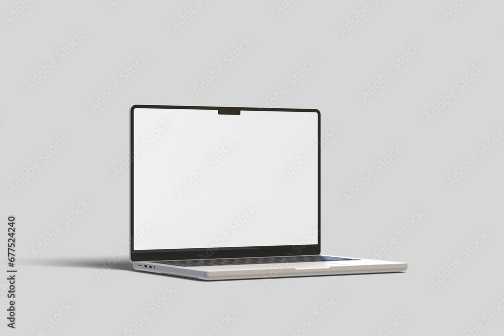 Laptop 14 inc blank mockup Laptop 14 inc blank mockup