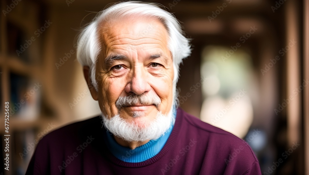 Portrait of an elderly man Portrait of an elderly man