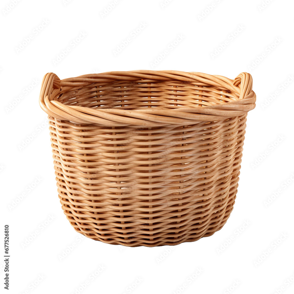 Basket isolated on transparent background