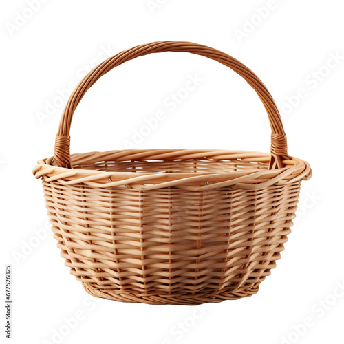 Basket isolated on transparent background