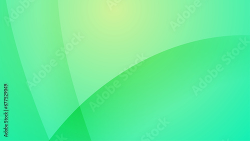 Green vector modern abstract background with shapes