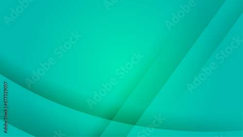 Green vector abstract background with simple geometric shapes