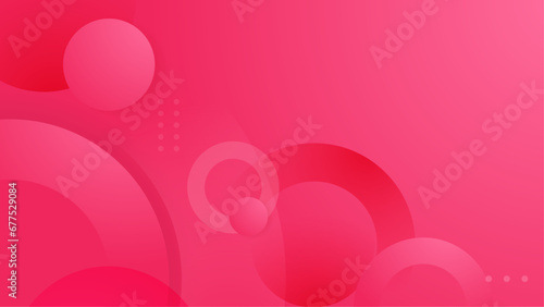 Pink vector abstract geometrical shape modern background