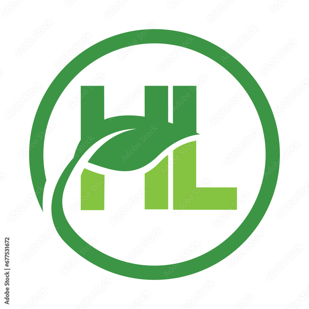 LH letter eco logo with leaf or HL modern logo, icon, letter, initials, and monogram logo design. LH letter eco logo with leaf or HL modern logo, icon, letter, initials, and monogram logo design.