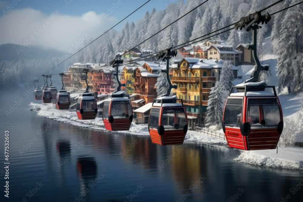 Ski Lifts and Gondolas - Generative AI Ski Lifts and Gondolas - Generative AI