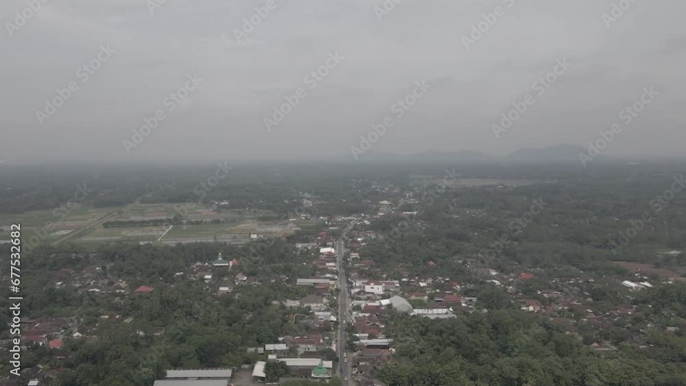 A City Engulfed in Fog: The Charm of Aerial Views A City Engulfed in Fog: The Charm of Aerial Views