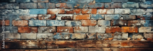 Vintage Plastic Brick Background Dirty Surface , Banner Image For Website, Background Pattern Seamless, Desktop Wallpaper